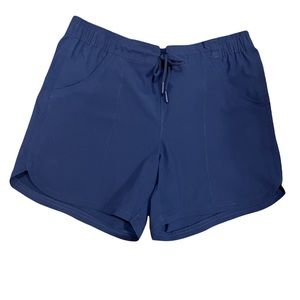 Lands End Navy Water Athletic Shorts